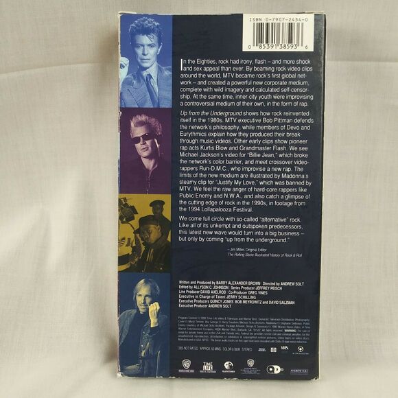 The History of Rock 'n' Roll VHS - 1995 Up from The Underground - Picture 2 of 3